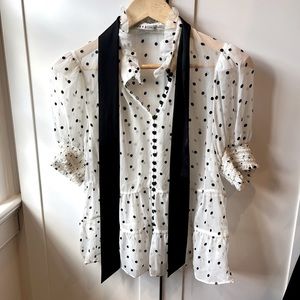 Alice and Olivia Vicky top